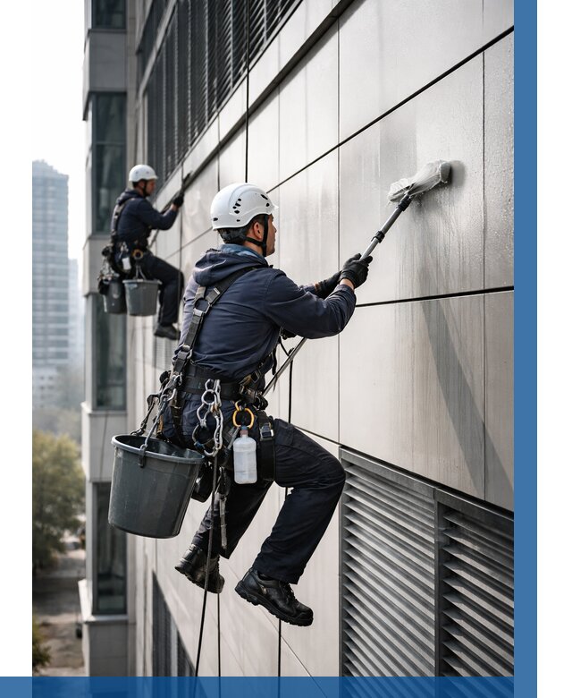 Мойка вентилируемого фасада в Дагестанских Огнях от 258 р. | ВЫСОТНИК-Дгс