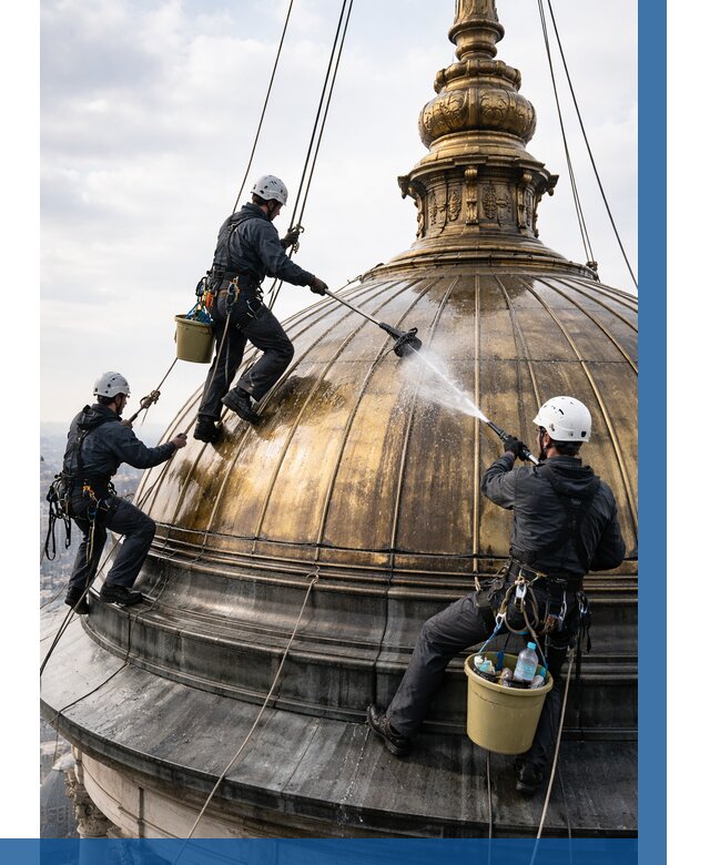 Мойка куполов и шпилей в Дагестанских Огнях от 8258 р. - заказать | ВЫСОТНИК-Дгс