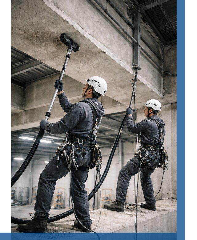 Обеспыливание потолочных конструкций в Дагестанских Огнях от 258 р. |ВЫСОТНИК-Дгс