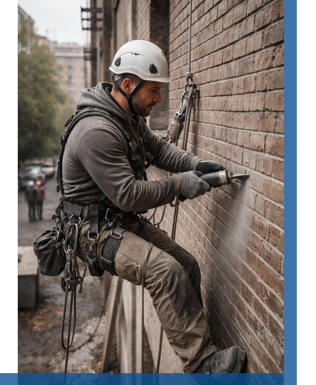 Расшивка кирпичных швов в Дагестанских Огнях от 619 р. | ВЫСОТНИК-Дгс