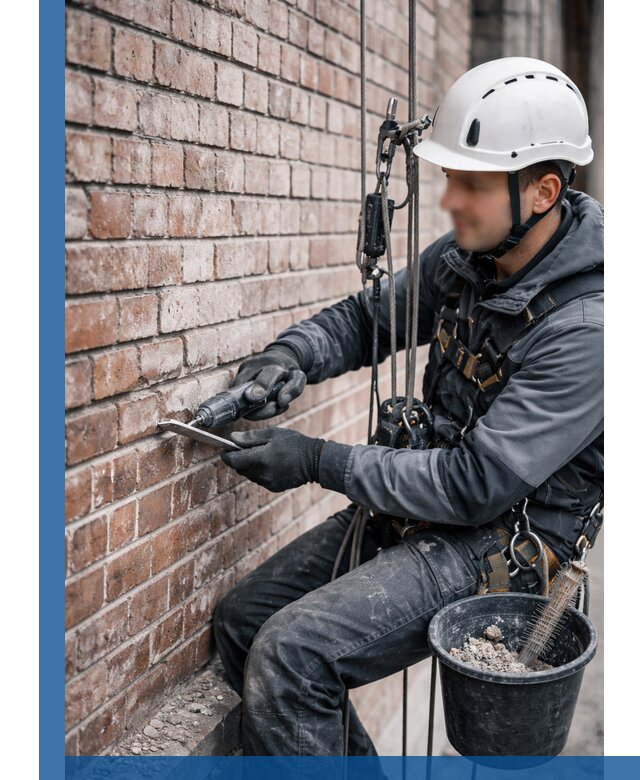 Расшивка кирпичных швов фасадов и стен, ремонт в Дагестанских Огнях