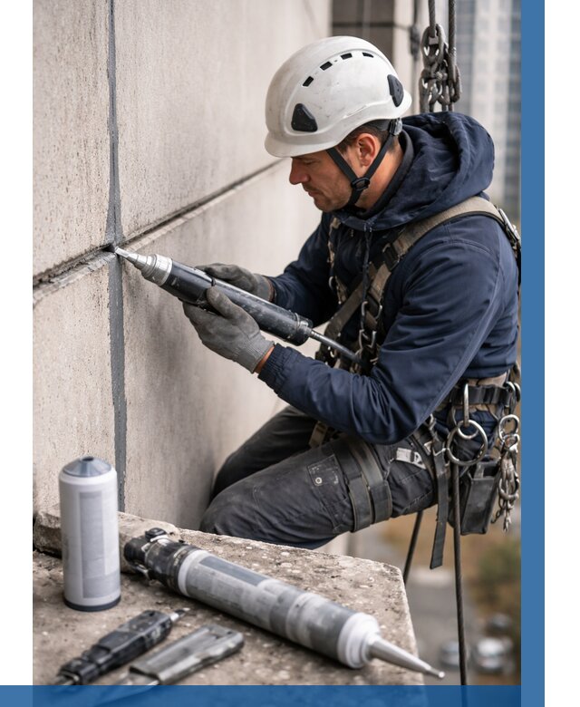 Вторичная герметизация швов в Дагестанских Огнях от 465 р. | ВЫСОТНИК-Дгс