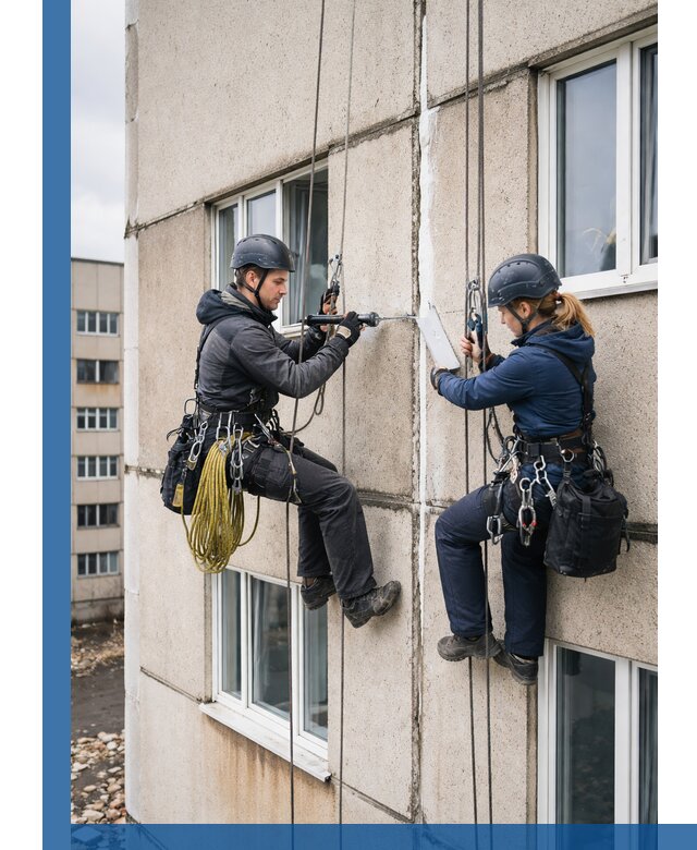 Герметизация межпанельных швов тёплым швом в Дагестанских Огнях