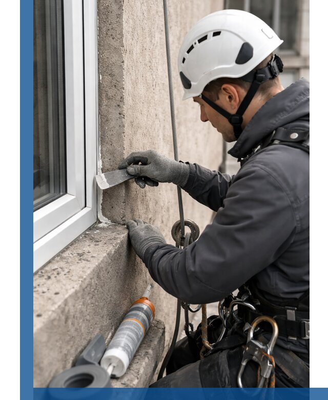 Герметизация монтажных швов окон в Дагестанских Огнях с гарантией качества