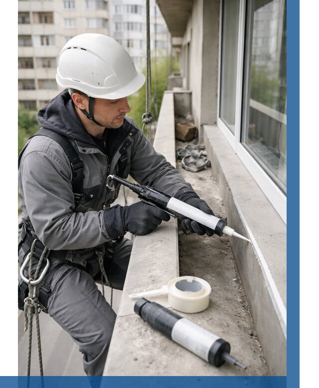 Герметизация швов лоджии в Дагестанских Огнях от 4645 р. | ВЫСОТНИК-Дгс