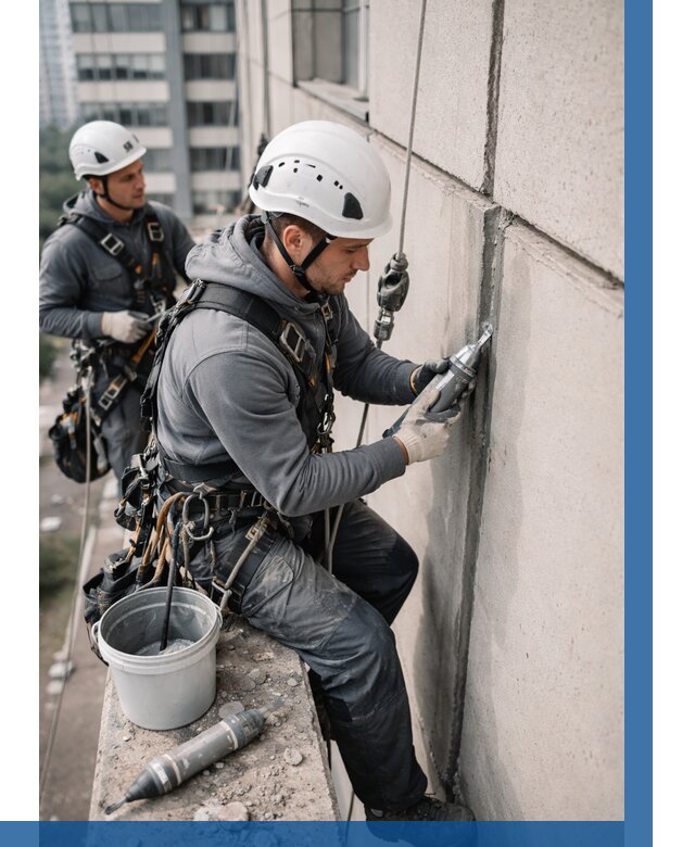 Ремонт деформационных швов здания в Дагестанских Огнях от 1032 р. | ВЫСОТНИК-Дгс