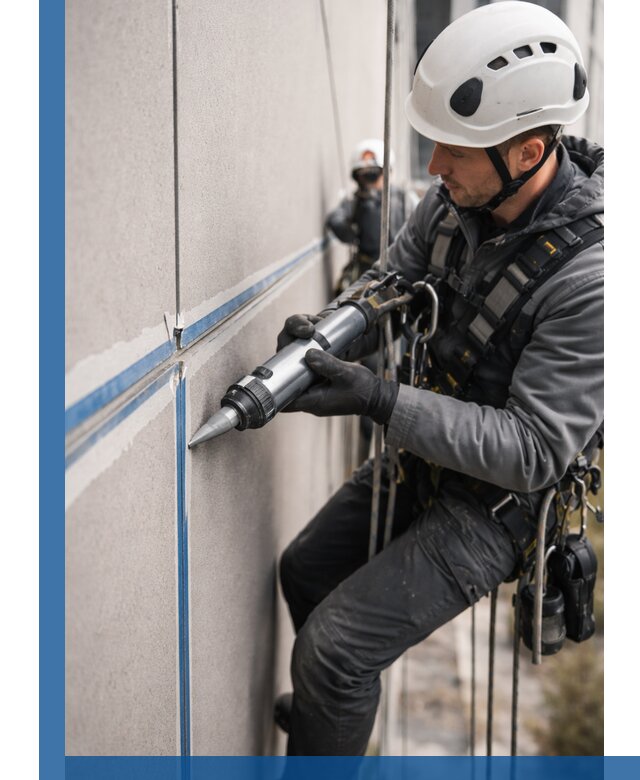 Герметизация стыков фасадных панелей в Дагестанских Огнях качественно и быстро