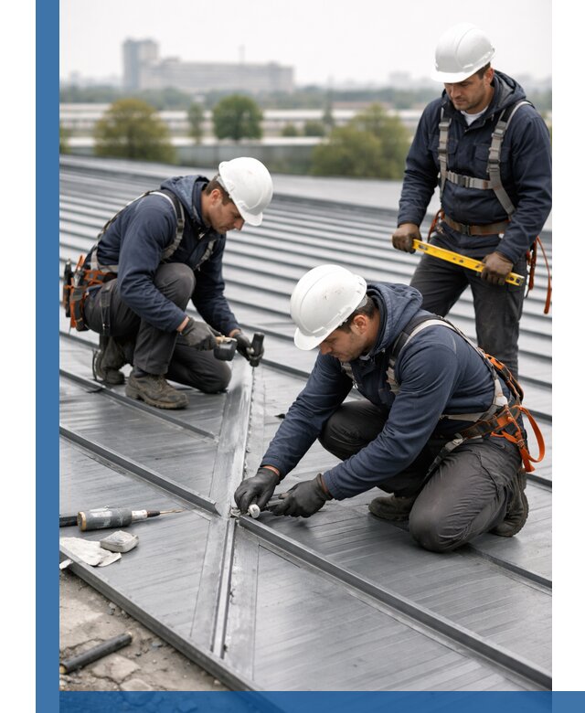 Ремонт фальцевой кровли в Дагестанских Огнях срочно и качественно