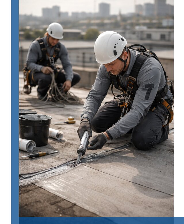 Аварийное и капитальное устранение протечек кровли в Дагестанских Огнях