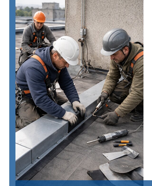 Ремонт кровельных примыканий в Дагестанских Огнях профессионально