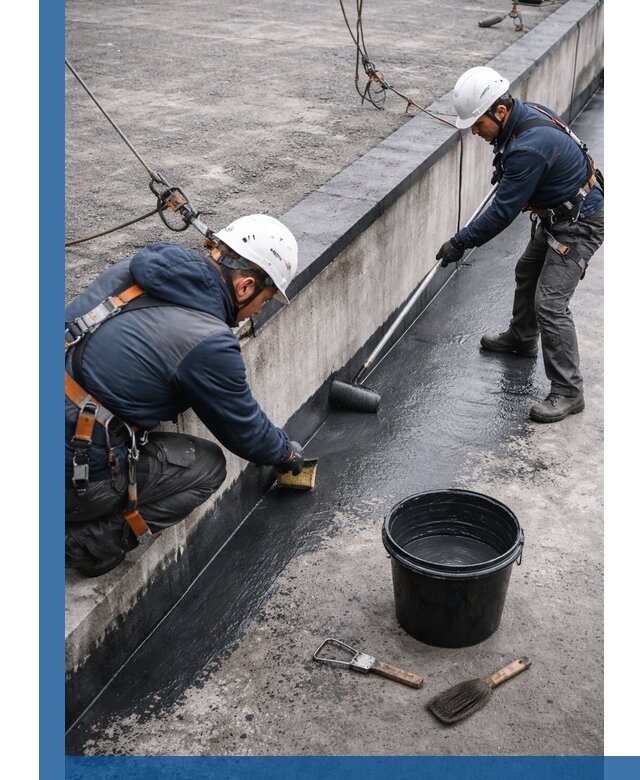 Гидроизоляция кровли жидкой резиной профессионально в Дагестанских Огнях