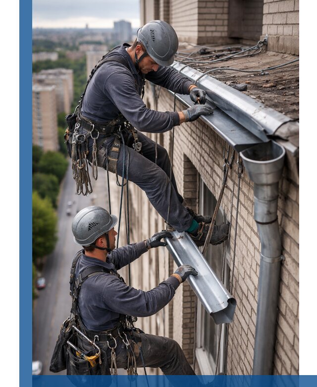 Ремонт водосточных желобов в Дагестанских Огнях, быстро и качественно