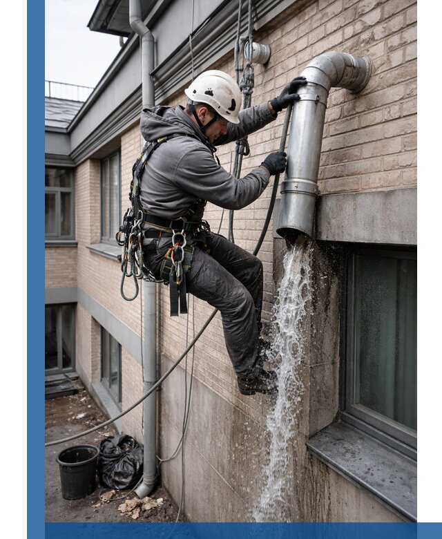 Профессиональная прочистка водосточных труб в Дагестанских Огнях с гарантией