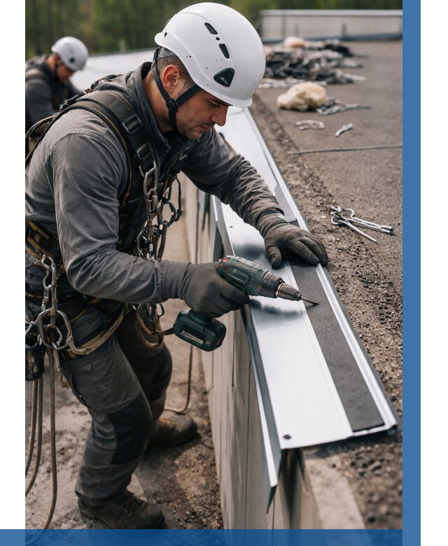 Монтаж капельника на кровле в Дагестанских Огнях от 310 р. | ВЫСОТНИК-Дгс