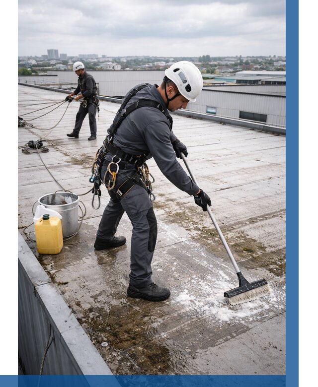 Очистка крыши по графику в Дагестанских Огнях от 7742 р. | ВЫСОТНИК-Дгс