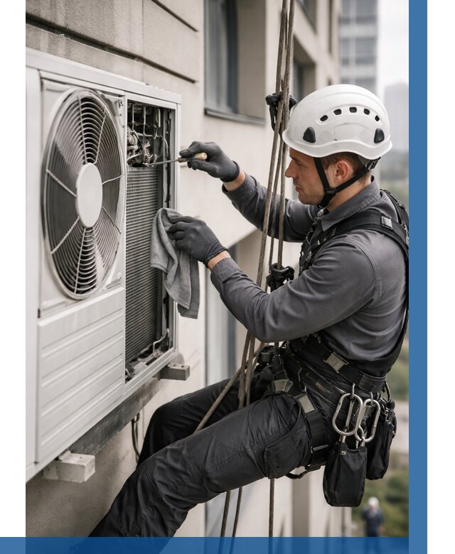 Обслуживание внешнего блока кондиционера в Дагестанских Огнях от 2787 р.ВЫСОТНИК-Дгс