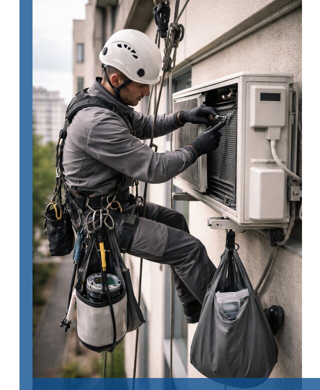 Обслуживание внешнего блока кондиционера в Дагестанских Огнях профессионально