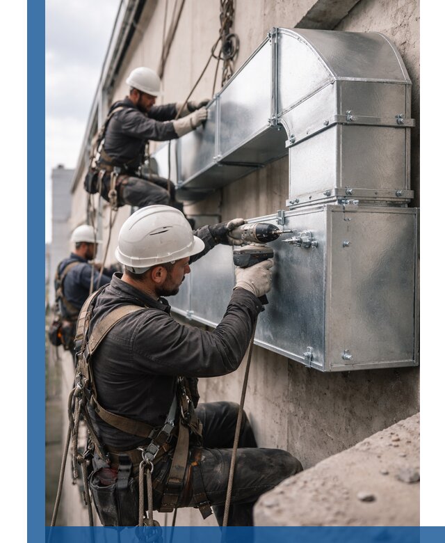 Профессиональный монтаж вентиляционных коробов в Дагестанских Огнях под ключ