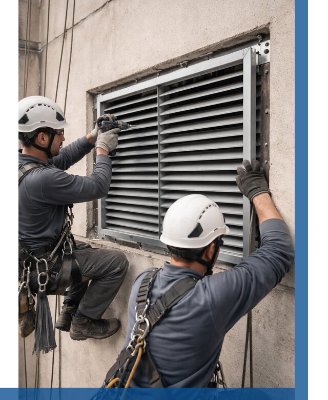 Монтаж вентиляционных решеток в Дагестанских Огнях от 4645 р. | ВЫСОТНИК-Дгс