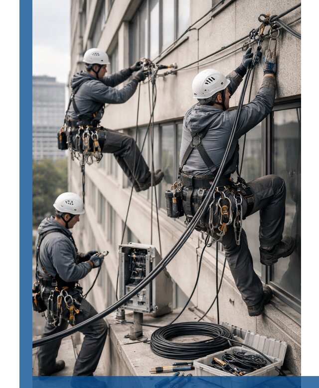 Прокладка оптоволоконного кабеля в Дагестанских Огнях под ключ с тестированием