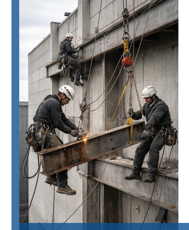 Демонтаж металлоконструкций на высоте в Дагестанских Огнях под ключ