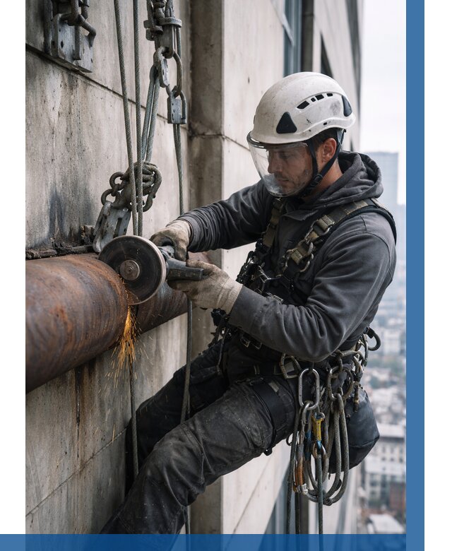 Резка металла на высоте в Дагестанских Огнях по цене от 4645 р. | ВЫСОТНИК-Дгс