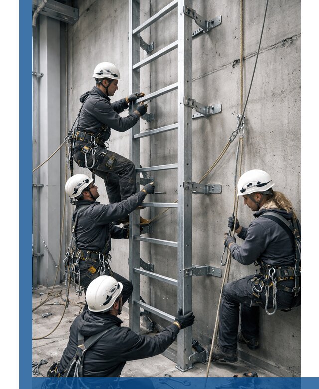 Монтаж металлических лестниц в Дагестанских Огнях под ключ со гарантией