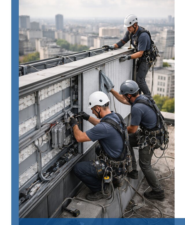 Профессиональное обслуживание крышной рекламы в Дагестанских Огнях под ключ