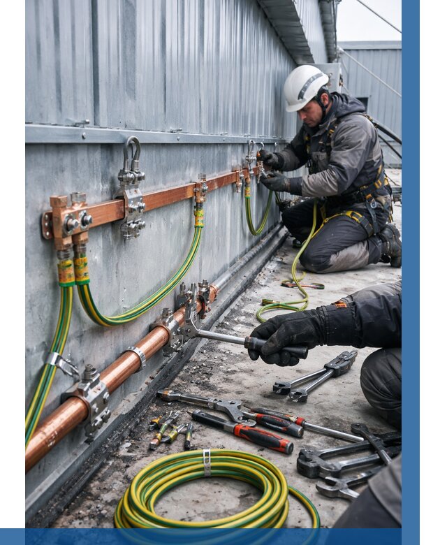 Монтаж заземления здания в Дагестанских Огнях от 25808 р. | ВЫСОТНИК-Дгс