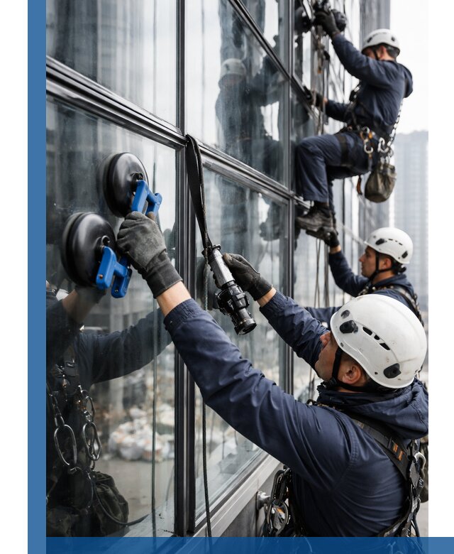 Радиусное остекление фасадов под ключ в Дагестанских Огнях с гарантиями