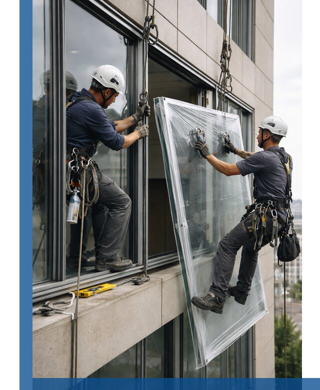 Профессиональная замена стекла в витраже в Дагестанских Огнях с гарантией