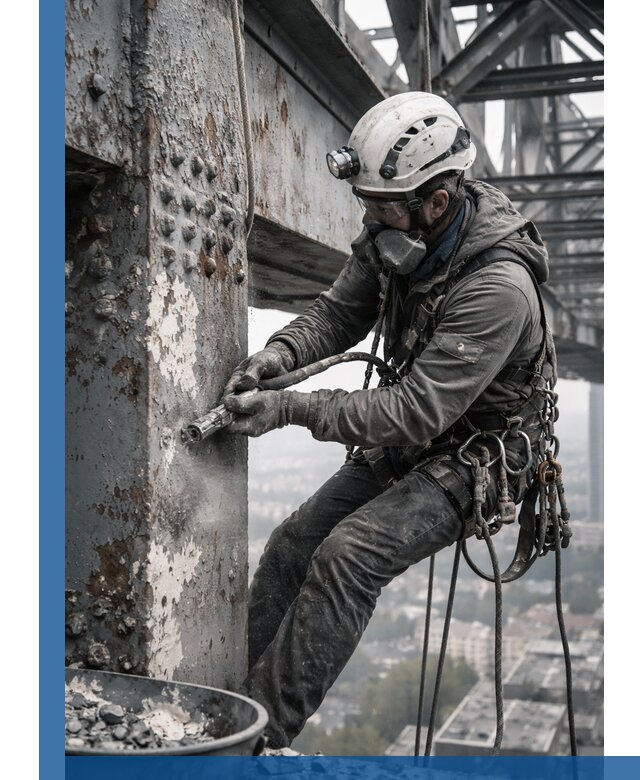 Удаление старой краски с металлических конструкций в Дагестанских Огнях