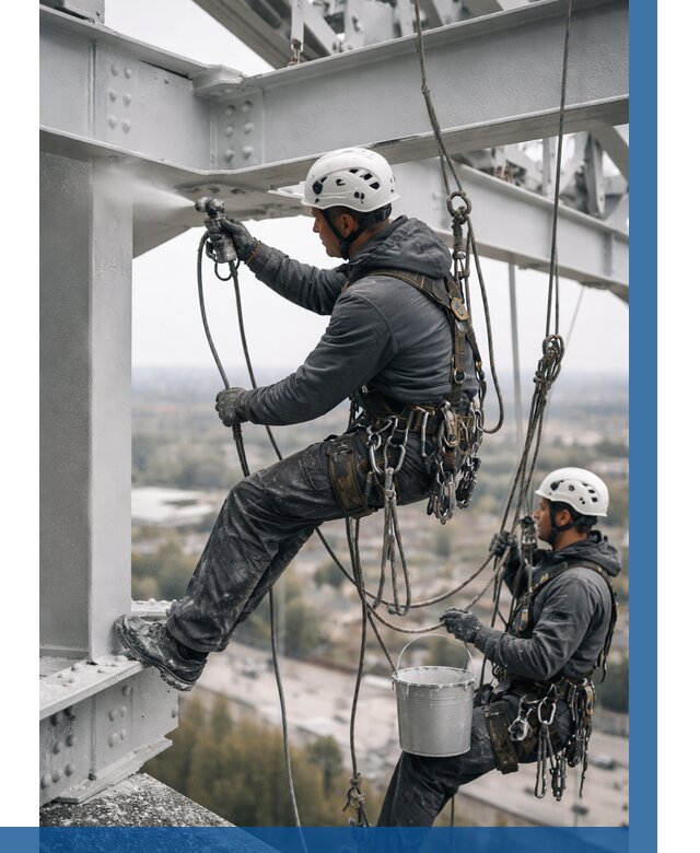 Покраска металлоконструкций на высоте в Дагестанских Огнях 361 р |ВЫСОТНИК-Дгс