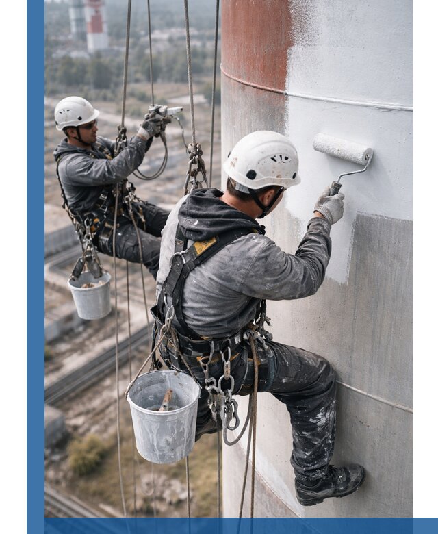 Покраска дымовых труб в Дагестанских Огнях: антикоррозийная защита и восстановление