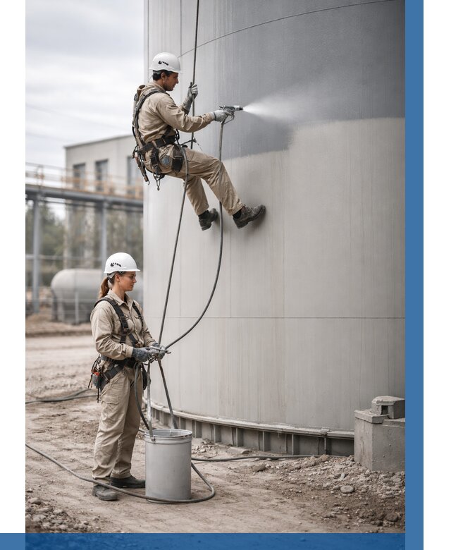 Покраска резервуаров в Дагестанских Огнях от 1239 р. | ВЫСОТНИК-Дгс — заказать