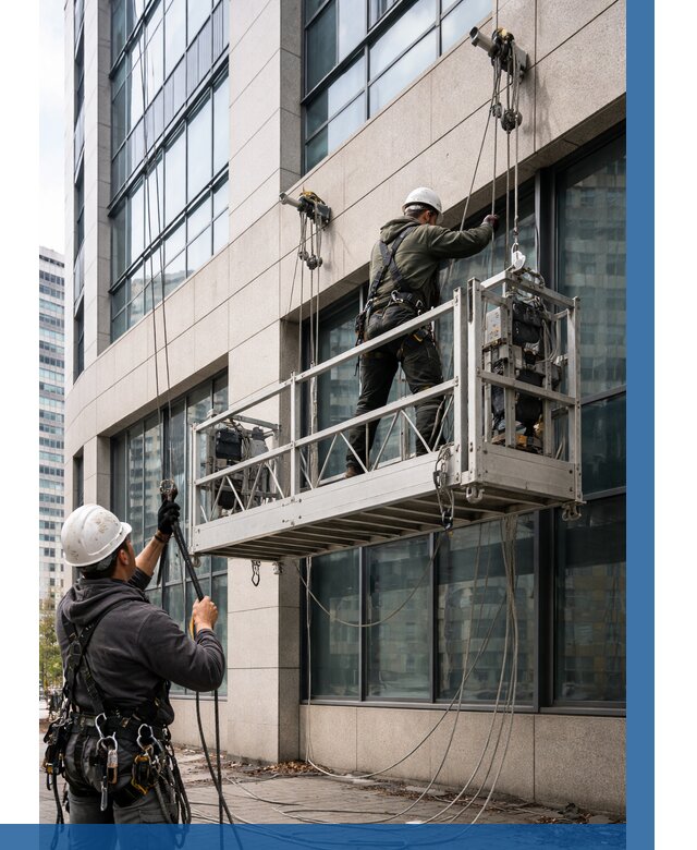 Монтаж и подъем фасадной люльки в Дагестанских Огнях от 12388 р. | ВЫСОТНИК-Дгс