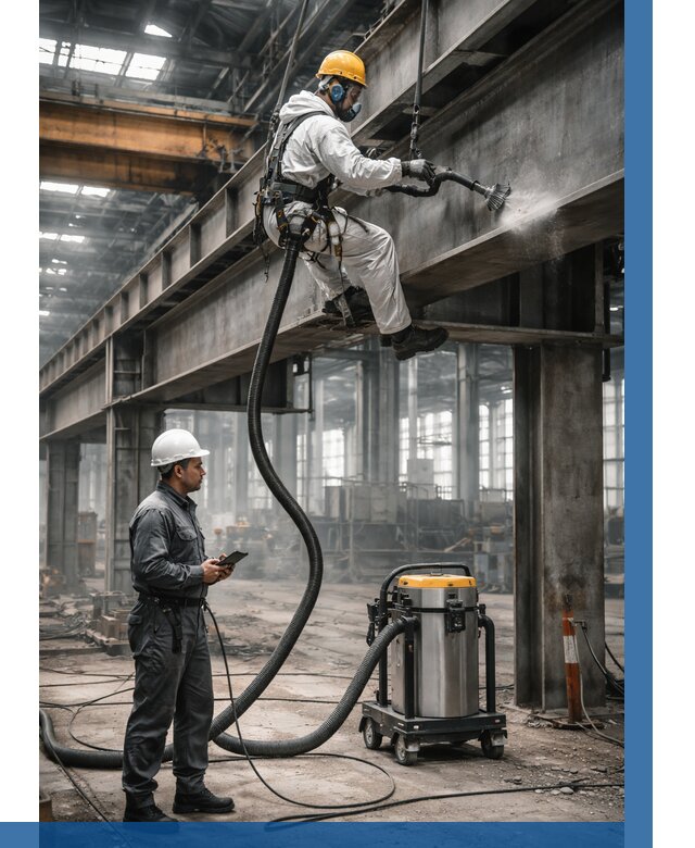 Обеспыливание конструкций в цехе в Дагестанских Огнях от 4336 р. | ВЫСОТНИК-Дгс