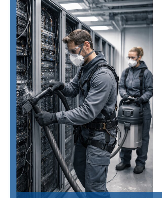 Обеспыливание серверной комнаты в Дагестанских Огнях, профессиональная очистка