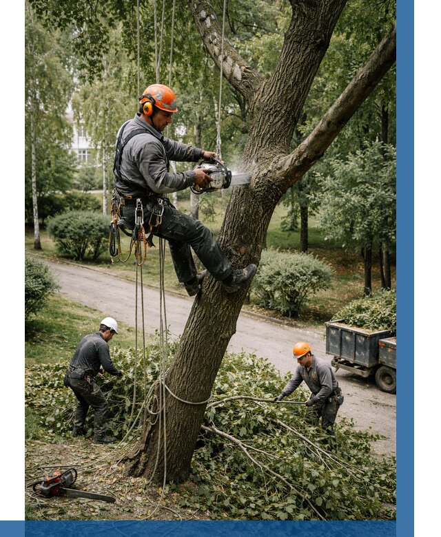 Кронирование деревьев в Дагестанских Огнях от 6710 р. | ВЫСОТНИК-Дгс