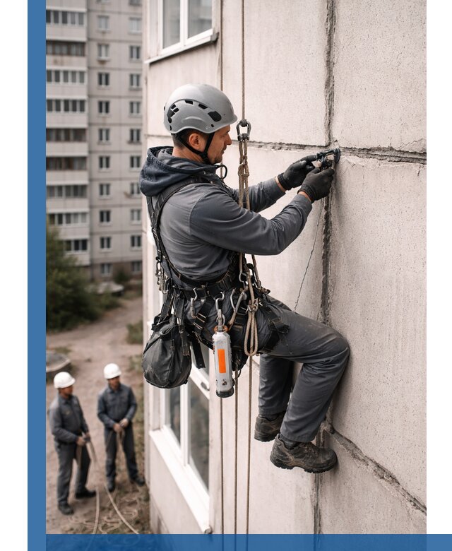 Обследование межпанельных швов и герметизация в Дагестанских Огнях