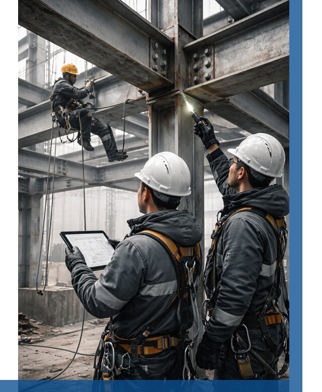 Обследование металлоконструкций в Дагестанских Огнях от 5678 р. | ВЫСОТНИК-Дгс