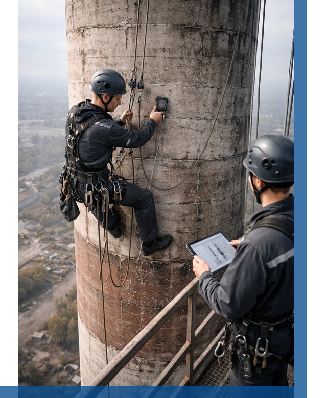 Обследование дымовой трубы в Дагестанских Огнях от 8258 р. | ВЫСОТНИК-Дгс